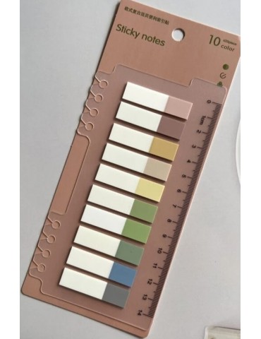 BANDERITA  ADHESIVA 10 COLORES 